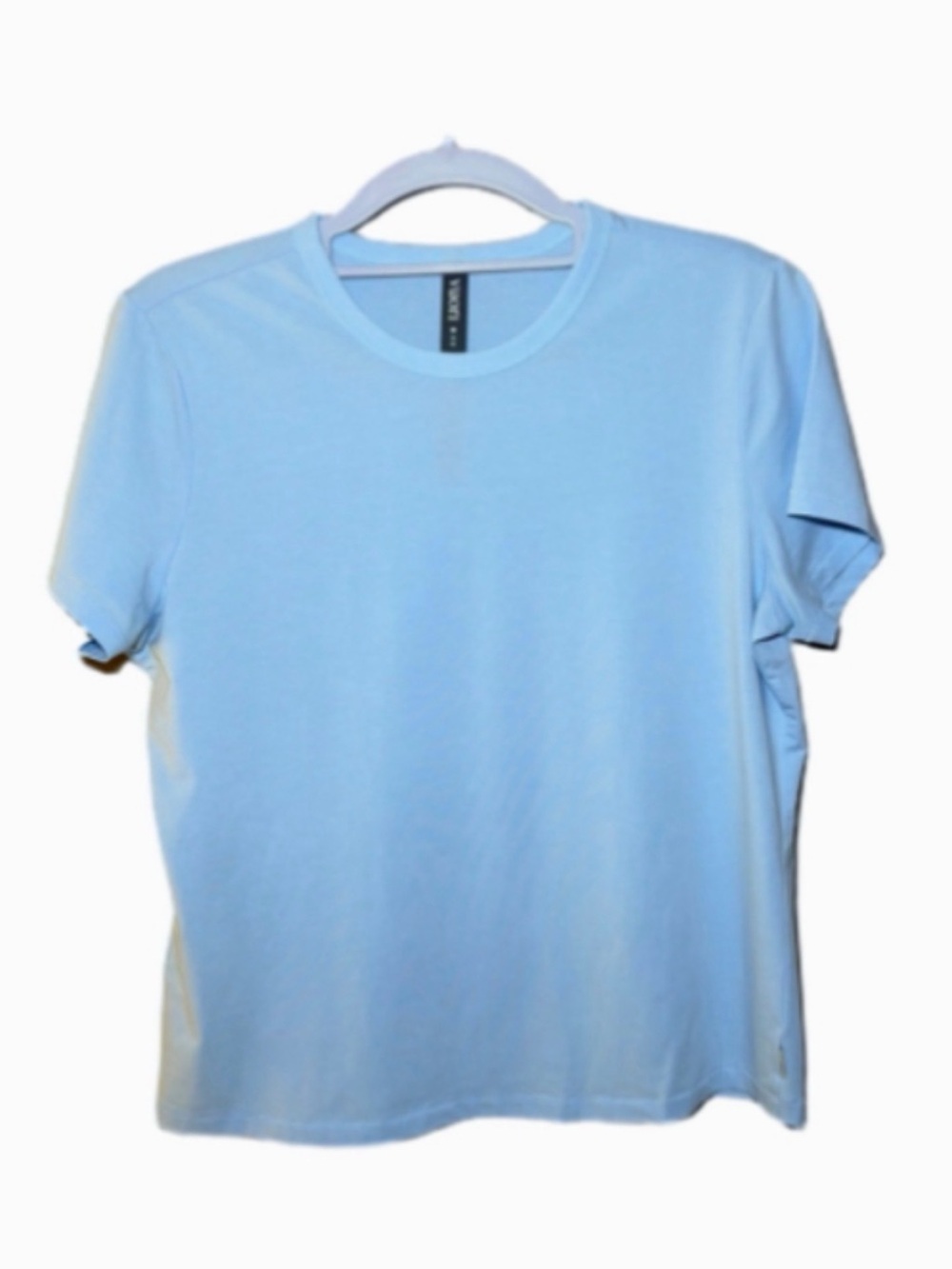 Vuori Short Sleeve Feather Classic Garment Dye Tee Light Blue Size Medium